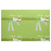 Rétro tissu de coton peigné de Palm Springs par (Fat Quarter)