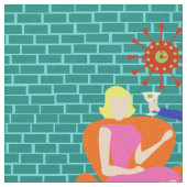 Rétro tissu de couples de Martini (Fermer)