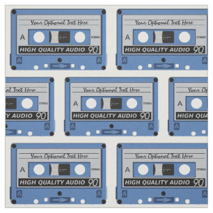 Rétro tissu de coutume d'enregistreur à cassette