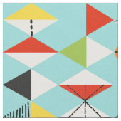 Rétro tissu de motif de harlequin (Fermer)