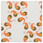 Rétro tissu de Paisley (Fermer)