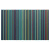 Rétro tissu de rayure de vert de brun bleu d'aqua (Yard)