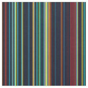 Rétro tissu de rayure de vert de brun bleu d'aqua
