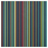 Rétro tissu de rayure de vert de brun bleu d'aqua (Échantillon)