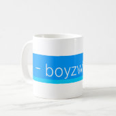 Rétro Titlecard tasse de Boyzwhat (Devant gauche)