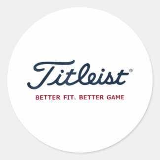 Retro Titleis-T Beter Fit Beter Spel Ronde Sticker