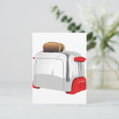 Retro Toaster Briefkaart (Staand voorkant)