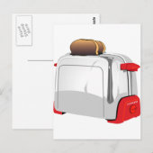 Retro Toaster Briefkaart (Voorkant / Achterkant)