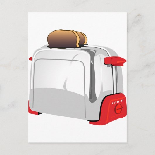 Retro Toaster Briefkaart (Voorkant)