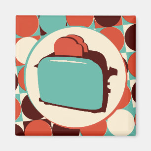 Retro Toaster-magneet Magneet