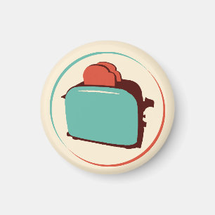 Retro Toaster magnet Magneet