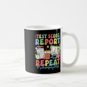 Retro Toets Score Rapport Herhaal School Psych Ter Koffiemok