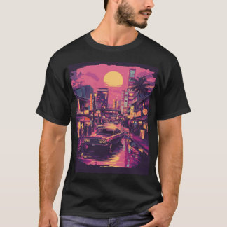 Retro Tokyo Sunset T-shirt