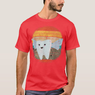 Retro Tooth Fairy Dental Assistant T-shirt