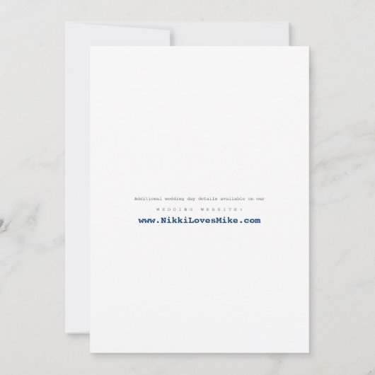 Retro-Tortelduifjes en harten-bruiloft-uitnodiging Kaart (Achterkant)