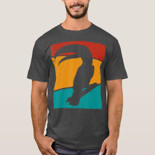 Retro Toucan Bird I Toucan Art T-shirt