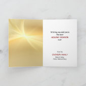 Retro Toymaker Sinterklaas Kerstmis Kaart (Binnen)