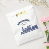 Retro Train Kids Verjaardagsfeestje Bedankzakje (Gezegeld)