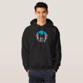 Retro Trans Mothman Transgender Pride Point pleasa Hoodie (Voorkant volledig)