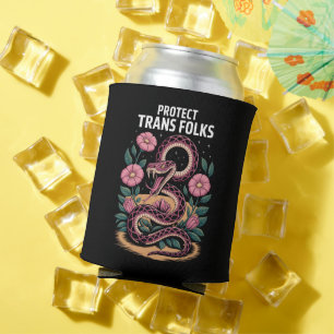 Retro Trans Pride Trans Rechten Beschermen Trans M Blikjeskoeler