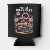 Retro Trans Pride Trans Right Protect Trans Folks Blikjeskoeler (Voorkant)