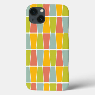 Retro Trapezoïden iPhone 13 Hoesje