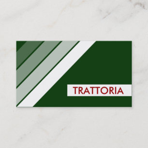retro TRATTORIA Visitekaartje