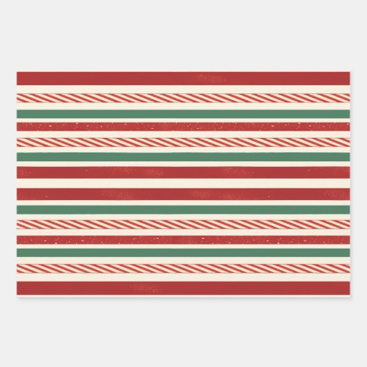 Retro Treasures Kerstmis Inpakpapier Vel (Voorkant 2)