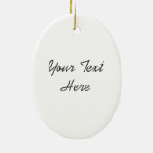 Retro Tree Baubles Group ornament ovaal (Achterkant)