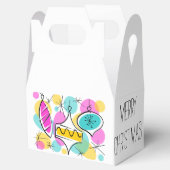 Retro Tree Baubles Merry Kerstgable Bedankdoosjes (Geopend)