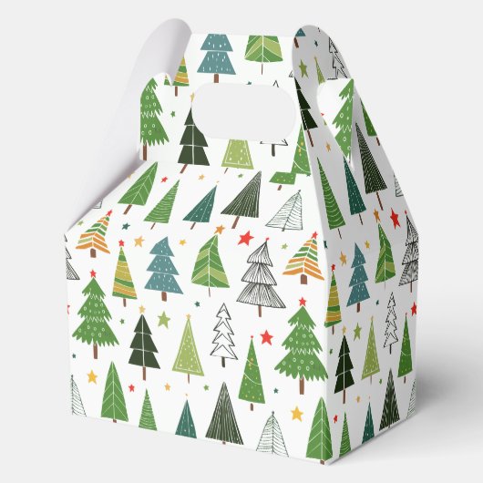 Retro Trees Bedankdoosjes (Voorkant)