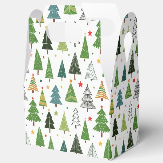 Retro Trees Bedankdoosjes (Open)