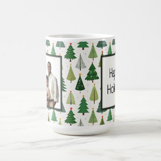 Retro Trees Koffiemok (Center)