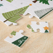 Retro Trees Legpuzzel (Zijkant)