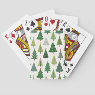 Retro Trees Pokerkaarten