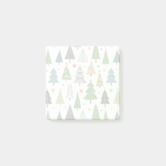 Retro Trees Post-it® Notes (Voorkant)