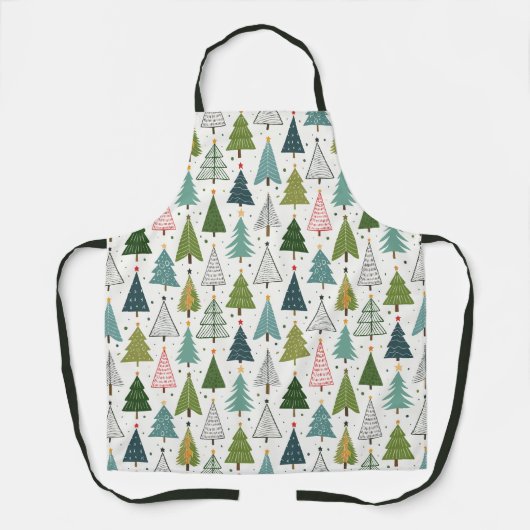 Retro Trees Schort (Voorkant)