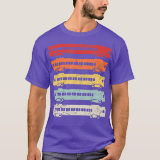 Retro trein t-shirt