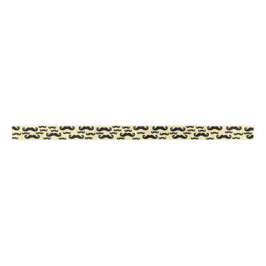 Retro Trendy Handlebar Mustache Lint (Voorkant)