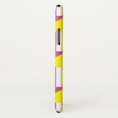 Retro triange patroon en roze, mint vierkanten Case-Mate iPhone case (Achterkant / rechts)