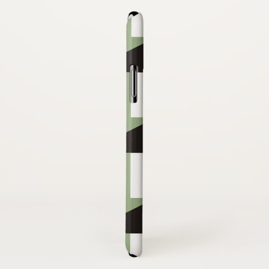 Retro triange patroon en vierkanten Case-Mate iPhone case (Achterkant / rechts)