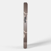 Retro Tribal in Taupe en Amandel - Gepersonaliseer Case-Mate iPhone Case (Achterkant / Rechts)