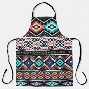 Retro Tribal Navajo: Geometrisch Naadloos. Schort