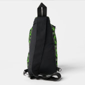 Retro Tribe Groene Appelbloem 33 Sling Bag (Achterkant)