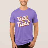 Retro-Trick or treat Tri-Blend Shirt (Voorkant)