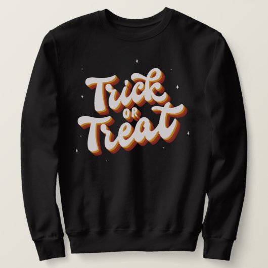 Retro-Trick or treat Trui (Design voorkant)