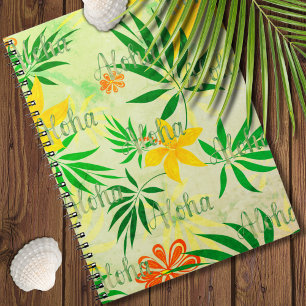 Retro Tropical Aloha Notitieboek