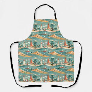 Retro Tropical Beach Schort