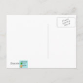 Retro Tropical Cocktail Party Briefkaart (Achterkant)