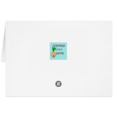 Retro Tropical Vacation Postcard (Dos Horizontal)